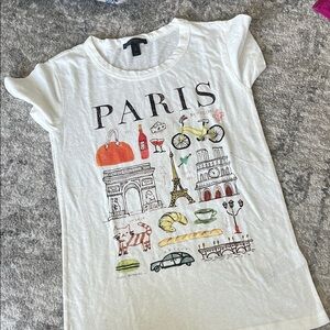 White Graphic Kids T-Shirt